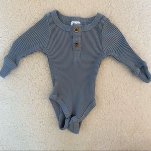 Little One Shop Ribbed Henley Bodysuit
